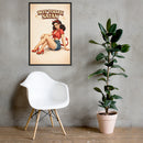Not Today Satan Framed Poster