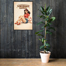 Not Today Satan Framed Poster