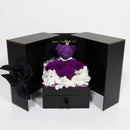 Eternal Rose Bear Gift Box with Drawer