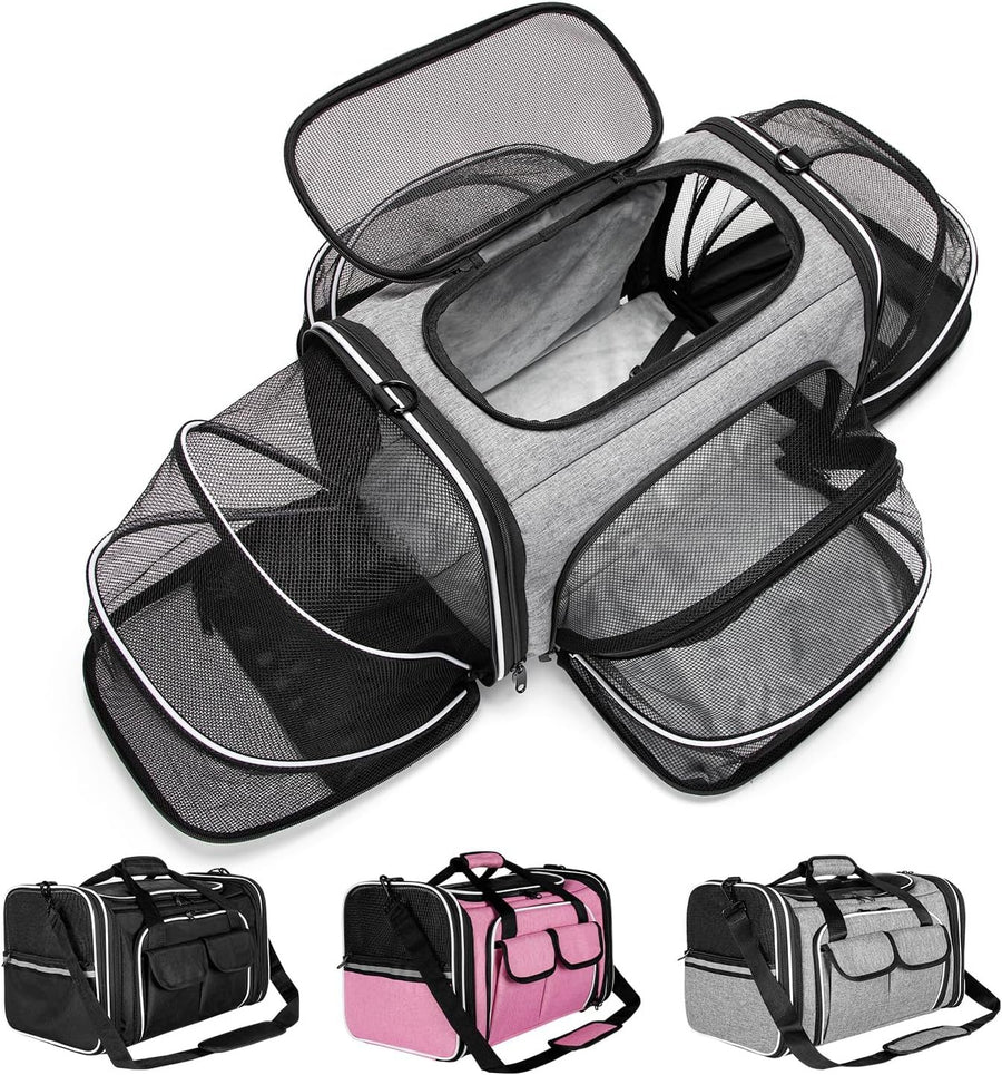 Expandable Airline-Approved Soft-Sided Pet Carrier