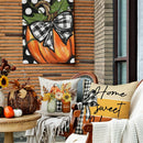 Fall Harvest Throw Pillow Covers 4-Pack