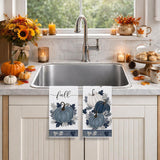 Fall Pumpkin Kitchen Towel Set 2-Pack