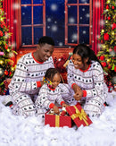 Family Matching Christmas Allover Print Pajama Set