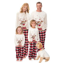 Family Matching Reindeer Plaid Christmas Pajama Sets