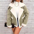 Faux Shearling Moto Jacket