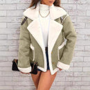 Faux Shearling Moto Jacket