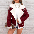 Faux Shearling Moto Jacket