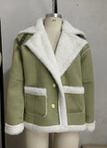 Faux Shearling Moto Jacket