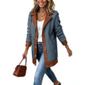 Faux Shearling Patchwork Jacket