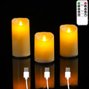 Flameless LED Candle Set with Remote