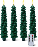 Flameless LED Christmas Tree Taper Candles 4-Pack