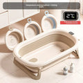 Foldable Baby Bathtub with Digital Temperature Display