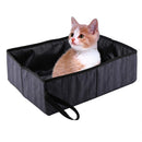 Foldable Travel Cat Litter Box with Lid