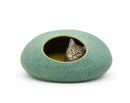Handcrafted Wool Felt Cat Cave Bed