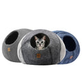 Handcrafted Wool Felt Cat Cave Bed