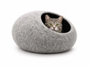 Handcrafted Wool Felt Cat Cave Bed