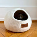 Handcrafted Wool Felt Cat Cave Bed