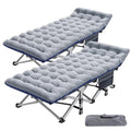 Heavy-Duty Folding Camping Cot with Carry Bag