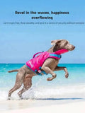 High Buoyancy Dog Life Jacket Adjustable Safety Flotation Vest For Small Medium