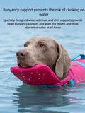 High Buoyancy Dog Life Jacket Adjustable Safety Flotation Vest For Small Medium
