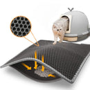 Honeycomb Double-Layer Cat Litter Trapping Mat