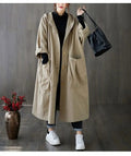 Hooded Long Trench Coat