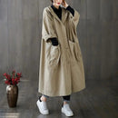 Hooded Long Trench Coat