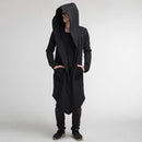 Hooded Solid Color Trench Coat
