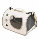 HTMCK Foldable Pet Carrier Bag Breathable Portable Shoulder Travel Bag for Small