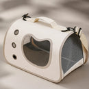 HTMCK Foldable Pet Carrier Bag Breathable Portable Shoulder Travel Bag for Small