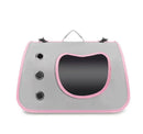HTMCK Foldable Pet Carrier Bag Breathable Portable Shoulder Travel Bag for Small
