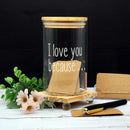 I Love You Because Memory Jar