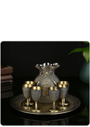 High End Wine Glass Set Style Goblet Metal, ibuyxi.com