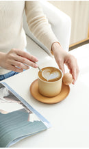 Ceramic Coffee Mug and Dish Tea Set, ibuyxi.com