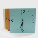 Personality Home and Decoration Steel Cutout Corner silent Wall Decor Modern Style Stylish Clock , ibuyxi.com
