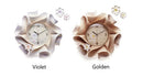 Luxury 3D Decorative Hand Painted Wall Clock, ibuyxi.com
