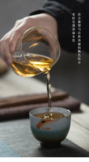 Gift Box Ceramic Master Cup Fulu Shou Tea Cup Kung Fu Cup Fu Shou Wu Fu Stone Master Cup Fulu Shou Tea Set Kitchen bar - ibuyxi.com