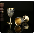 High End Wine Glass Set Style Goblet Metal - view 9