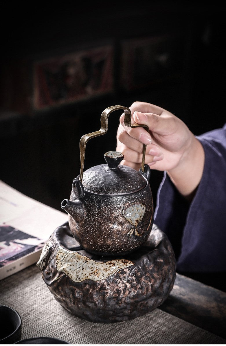 Hot Tea Set with Zen Lotus Base and Cup - view 7