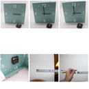 Personality Home and Decoration Steel Cutout Corner silent Wall Decor Modern Style Stylish Clock , ibuyxi.com