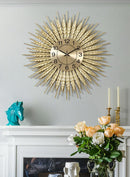 Nordic Atmosphere Golden Wall Clock, ibuyxi.com