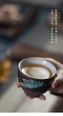 Gift Box Ceramic Master Cup Fulu Shou Tea Cup Kung Fu Cup Fu Shou Wu Fu Stone Master Cup Fulu Shou Tea Set Kitchen bar - ibuyxi.com