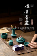 Incense set play incense seal incense spoon incense sweep incense press ceramic incense burner tea ceremony accessories set- ibuyxi.com