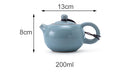 Handmade Ceramic Teapot Manual Ice Crack Split Teapot Set, ibuyxi.com