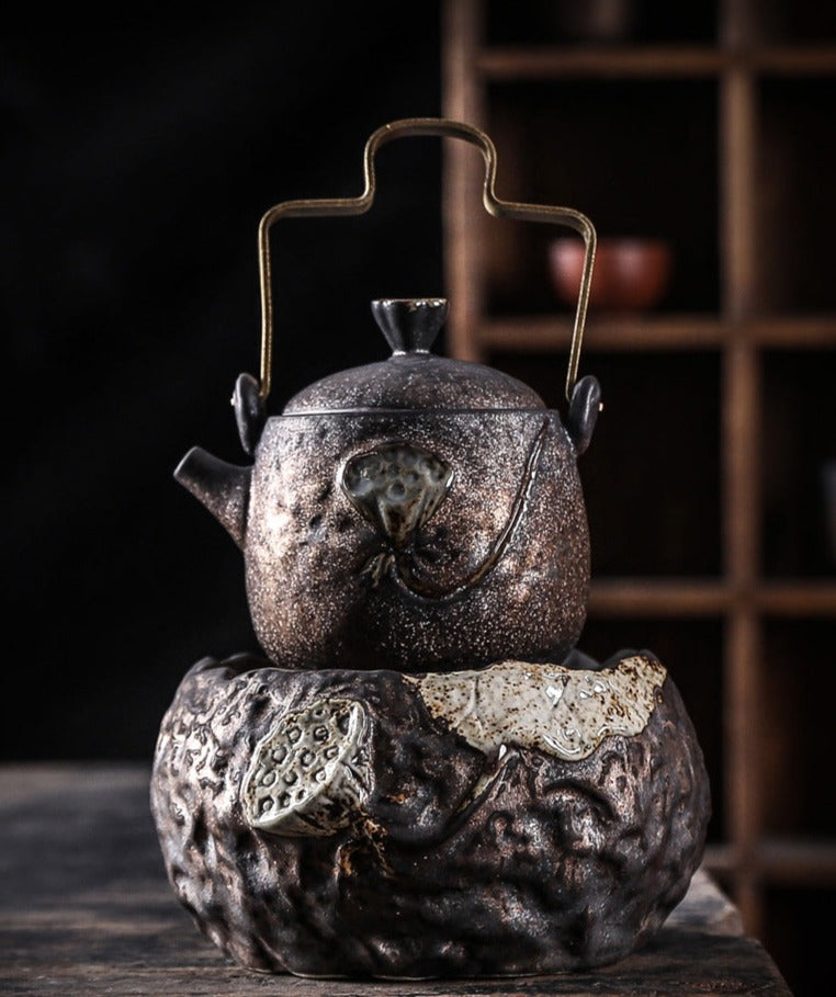 Hot Tea Set with Zen Lotus Base and Cup, ibuyxi.com