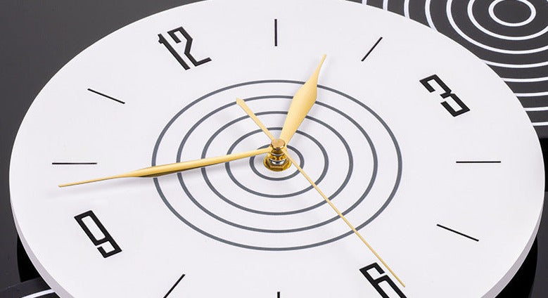 Minimalist Wall Hanging Clock with Luxury Lights - view 7