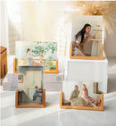 U-Shaped Solid Wood Photo Frame With Acrylic Board, ibuyxi.com