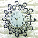 Creative Electronic Iron Golden Wall Clock - view 6