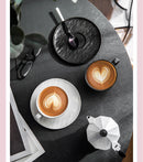 Matte Black Coffee Cup Set Porcelain Tea Cups - view 10