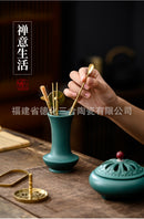 Incense set play incense seal incense spoon incense sweep incense press ceramic incense burner tea ceremony accessories set- ibuyxi.com